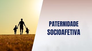 Paternidade socioafetiva [upl. by Ott]