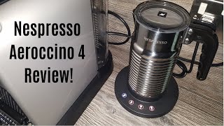 Nespresso Aeroccino 4 Milk Frother Review  Worth upgrading from the Aeroccino 3 [upl. by Curzon]