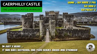 Caerphilly Castle  The Largest in Wales 2nd in Britain [upl. by Nilya]