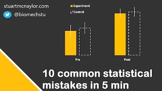 Ten Statistical Mistakes in 5 Min [upl. by Kcirdnekel]