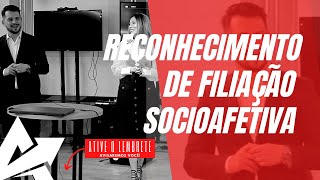 DIREITO DE FAMÍLIA Reconhecimento de filiação socioafetiva [upl. by Ecerahs]