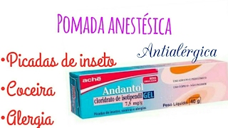 Resenha PomadaAndantol Gel [upl. by Kennan]