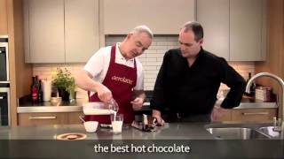 How to make a hot chocolate using an aerolatte milk frother [upl. by Acker]