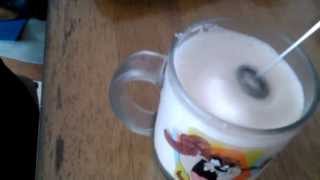 Aerolatte Review Frothing Cold Milk In Under 1 Minute [upl. by Atwahs427]